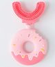 U shape Extra soft kids Toothbrush Donut shape-Pink