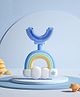 U shape Extra soft kids Toothbrush Rainbow Shape-Blue