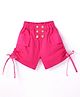 Kookie Kids Knit Mid Thigh Length Solid Shorts - Pink