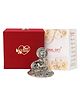 International Gift  Silver Plated Bal Krishna God Idol in Best Wishes Tag Velvet Box
