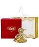 International Gift  Gold Plated Bal Krishna God Idol in Happy Birthday Tag Velvet Box