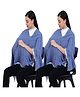 AGUILA Multi Purpose Feeding Shawl Pack Of 2 - Skye Blue