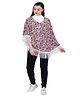 AGUILA Poncho Style Breast Feeding Nursing Cover All Over Print- Yellow
