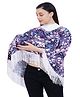 AGUILA Poncho Style Breast Feeding Nursing Cover All Over Print- Violet