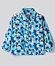 Babyhug Rayon Woven Full Sleeves Shirt Styled Top With Floral Print - Blue