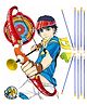 Amitasha Archery Bow and 10 Arrows Target Game for Kids - Multicolor