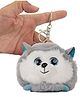 PunToon Kids Fluffy Mini Soft Toy Husky Keychain for kids | Keychains for Backpack | Cute bag charms for girls/boys Bag