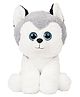 PunToon Kids Snowflake Husky Dog Soft Toy for Kids | Cute Glittery Big Eye Plush Husky Dog Stuffed Animal, Puppy Plush Toys for Girls and Boys- Height 30 cm