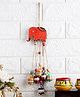 VarEesha Red Elephant Wall Hanging Wind chime with Small Bells