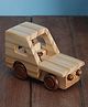 VarEesha Hand-made Pine & Sheesham Wood Jeep Shaped Decorative