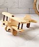VarEesha Hand Crafted Pine Wood Small Biplane Decorative