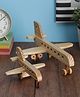 VarEesha Hand-made Pine & Sheesham Wood Aeroplanes Decoratives Set of Two