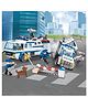 SVE City Police Building Set Police Patrol Car Prisoner Transporter Truck Building Blocks Toys with 4 Mini People Cop and Robber Police Playset for Kids Aged 6 and up 368 Pieces
