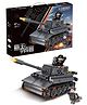 SVE Tiger Heavy Tank WW2 Armed Tank Building Set Military Construction Model Toy - 385 Pieces
