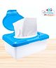 The Cheeky Kidzz Refillable Reusable Baby Wet Wipes Storage Box Container With 70 Wet Wipes Combo For Newborns/Infants/Babies -BLUE