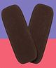 The Cheeky Kidzz Baby Adjustable 4 Layers Microfiber Microflee Bamboo Charcoal Inserts Liners Soakers Boosters For Baby Reusable Cloth Diaper Nappies Quick Dry(0-24 Months) (BLACK - PACK OF 2)
