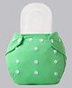 The Cheeky Kidzz Baby Quirky 1 Bamboo Microfiber Soaker Inserts & 1 Adjustable Reusable Cloth Diaper - GREEN