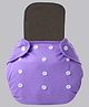 The Cheeky Kidzz Quirky Baby Adjustable Reusable Cloth Diaper And 1 Bamboo Microfiber Insert Pads (PURPLE)