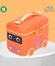 The Cheeky Kidzz Baby Milk Powder Formula Dispenser with Carring Handle and Scoop Box | Multifunctional Snack Meal Box Storage Container - Orange