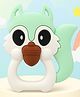 The Cheeky Kidzz Pack of 1 Baby Squirel Shape Soft Silicone Teething Toys Textured Molar Teeth Soother Massage For Dental Care Baby (GREEN)