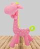 The Cheeky Kidzz Baby Silicone Giraffe Flexible Bendable Teether Cum Tooth Gum Massager Teether and Feeder(PINK)