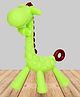 The Cheeky Kidzz Baby Silicone Giraffe Flexible Bendable Teether Cum Tooth Gum Massager Teether and Feeder(GREEN)