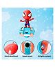 Planet of Toys Spiderman 360 Degree Rotation Tank Toy | B/O Tank with 3D Lights, Music & Omni-Directional Function | Engaging Spiderman Design