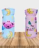 The Cheeky Kidzz Stretchable Soft Velvet Plush  Cartoon Prints Baby Feeding Bottle Covers Suitable for 150ml 220ml 240ml 250ml Feeding Bottles(Pack Of 2)