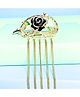 Mansiyaorange Fancy Party Wear Floral Hair Lock Claw Clip For Women