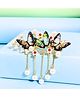 Mansiyaorange Multicolor Butterfly  Hair Clip Alegator Clip Claws Pins For Women And Girls