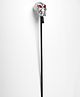Tipy Tipy Tap Halloween Theme LED Skull Designed Walking Stick - Black