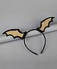 Tipy Tipy Tap Halloween Theme Bat Wings Designed Hair Band - Black