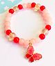 Little Tresses Glitter Butterfly Bracelet - Peach