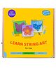 VibhutiCrafts String Art Kit for Kids | 3 MDF Boards, 6 Embroidery Threads, Butterfly-Whale-Flower Templates, Hammer & Nails | DIY Craft Set for Ages 6-12