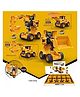 Sanjary 2 in 1 Friction Power Bulldozer Truck Convertible Robot Toy  Truck Vehicle Toy for Kids - Pack of 2 color design may vary