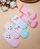PASSION PETALS Cotton Pair Of 3 Striped & Stars Printed Socks - Multi Color