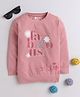 3PIN Full Sleeves Fabulous Text Printed Tee - Pink
