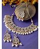 Sukkhi Unforgettable Heavy Looked White Kundan & Beads Studded Choker Necklace Set
