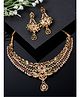 Sukkhi Pleasing Gold Plated Multicolor AD Stone Studded Choker Necklace Set