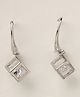 Scintillare By Sukkhi Fashionable Rhodium Plated American Diamonds Studded Silver Drop Earring
