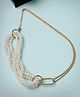 Scintillare By Sukkhi Stylish Gold Plated With Pearls Mininal Contemporary Choker Necklace for Women