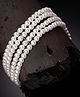 Scintillare By Sukkhi Beautiful Latest Stylish White Pearls Contemporary Choker Necklace for Women