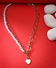 Scintillare By Sukkhi Fashionable Gold Plated Chain Pendant Minimal Contemporary Necklace for Women