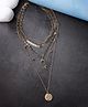 Scintillare By Sukkhi Adjustable Multilayered Gold Plated Contemporary Pendant Necklace for Women