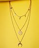 Scintillare By Sukkhi Latest Multilayered Non-Precious Metal Gold Plated Pendant Necklace for Women
