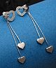 Pissara By Sukkhi Excellent 925 Sterling Silver Cubic Zirconia Dangle Earrings|Authenticity Certificate, 925 Stamp