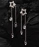 Pissara By Sukkhi Gorgeous 925 Sterling Silver Cubic Zirconia Dangle Earrings|Authenticity Certificate, 925 Stamp