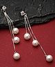 Pissara By Sukkhi Charming 925 Sterling Silver  Cubic Zirconia Dangle Earrings|Authenticity Certificate, 925 Stamp