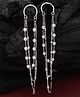 Pissara By Sukkhi Glorious 925 Sterling Silver Cubic Zirconia Dangle Earrings|Authenticity Certificate, 925 Stamp