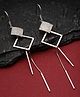 Pissara By Sukkhi Divine 925 Sterling Silver Cubic Zirconia Dangle Earrings|Authenticity Certificate, 925 Stamp